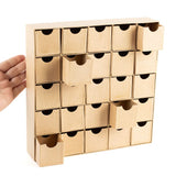 Unfinished Paper Mache Christmas Advent Countdown Box with 25 storage compartments by Factory Direct Craft The Ready to Finish Box Makes a Fun Factory Direct Craft