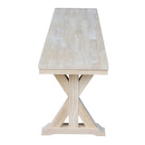 IC International Concepts International Concepts Canyon, Unfinished Bench, 60" IC International Concepts