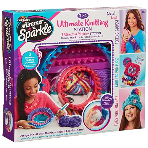 Shimmer 'n Sparkle 3 in 1 Ultimate Knitting Station Shimmer 'n Sparkle