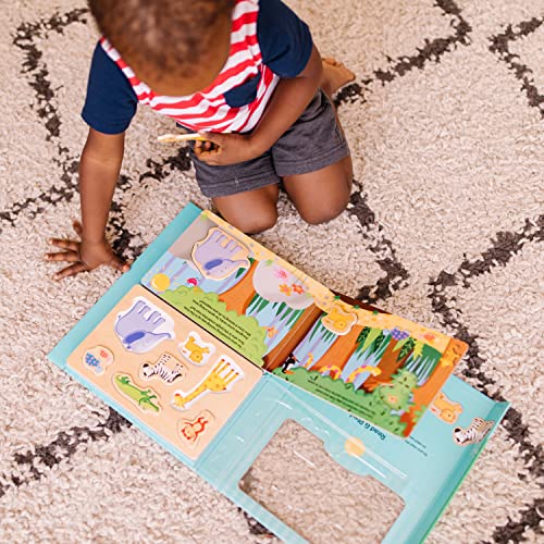 Melissa & Doug Book & Puzzle Play Set: in The Jungle Melissa & Doug