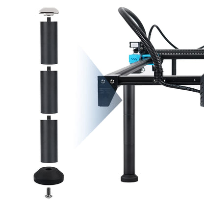 Twotrees Engraver Raiser Raised Footpads Height Up to 150mm for Most Laser Engraver, Suitable for Working with Rotary Roller - WoodArtSupply