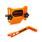 POWERTEC 71554 2-Piece Universal Featherboard Woodworking Safety Kit w/Deluxe Magnetic Push Stick for Table Saws, Router Tables, Jointers POWERTEC