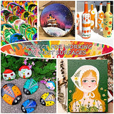 Shuttle Art Acrylic Paint, 50 Colors Acrylic Paint Set, 2oz/60ml Bottles, Rich Pigments, Water Proof, Premium Acrylic Paints for Artists, Beginners Shuttle Art