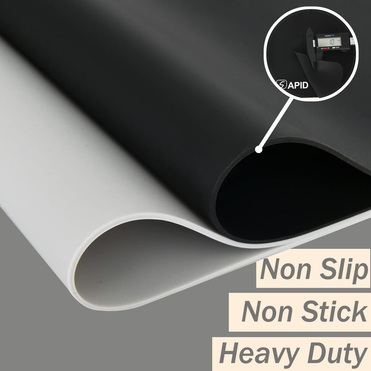 Extra Large Silicone Mat 36" x 24" Place Mats, Heat Resistant Mat for Kitchen Countertop Protector, Thick Placemats Washable Silicone Mats for SAPID