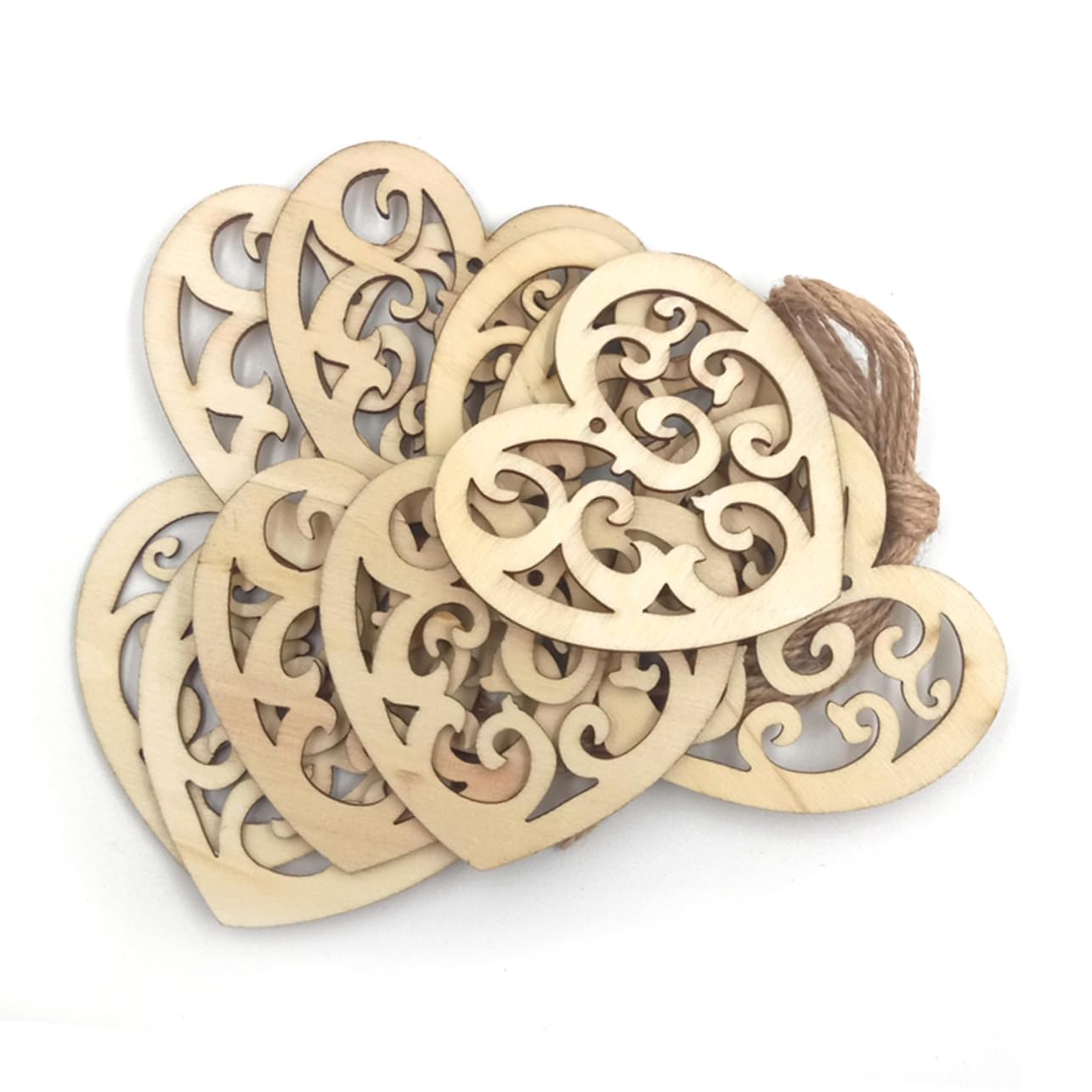 SEWOART Wooden Embellishments Crafts en Wood Log Slices SEWOART