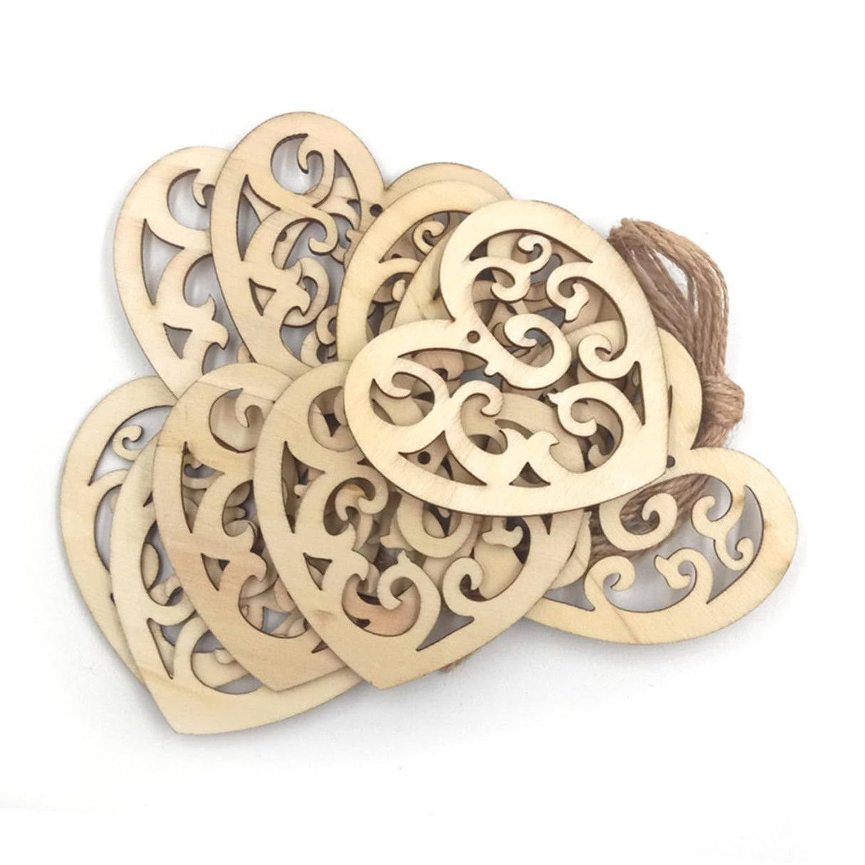 SEWOART Wooden Embellishments Crafts en Wood Log Slices SEWOART