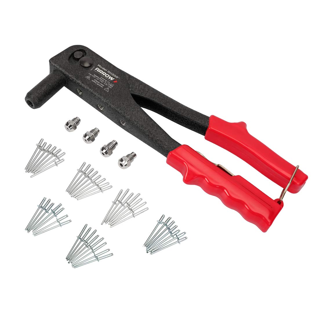 Arrow Heavy Duty Riveter Kit, Professional Pop Rivet Gun with Assorted ...