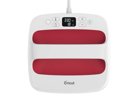 Cricut EasyPress 2 Heat Press Machine (9 in x 9 in), Ideal for T-Shirts, Tote Bags, Pillows, Aprons & More, Precise Temperature Control, Features Cricut