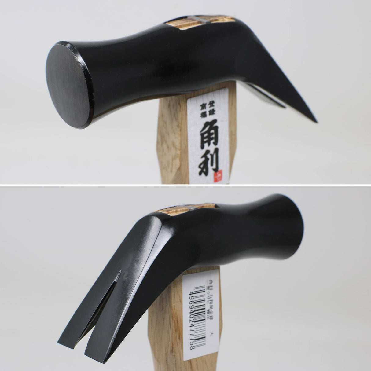 KAKURI Japanese Framing Hammer Wood Handle 10 oz, Professional Carpenter Hammer for Woodworking, Heavy Duty Japanese Carbon Steel, Round Head, Made KAKURI