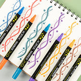 Betem 12 Colors Dual Tip Acrylic Paint Pens Markers, Acrylic Paint Pens for Wood, Canvas, Stone, Rock Painting, Glass, Ceramic Surfaces, DIY Crafts Betem