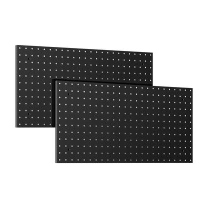 2 PCS Metal Pegboard,Metal Peg boards for Walls,Pegboard Wall Organizer with black pegboard for Garage 2𝐩𝐜𝐬 24 *12inch 𝐌𝐞𝐭𝐚𝐥 𝐏𝐞𝐠𝐛𝐨𝐚𝐫𝐝 𝐏𝐚𝐧𝐞𝐥𝐬 𝐎𝐧𝐥𝐲,𝐧𝐨 - WoodArtSupply