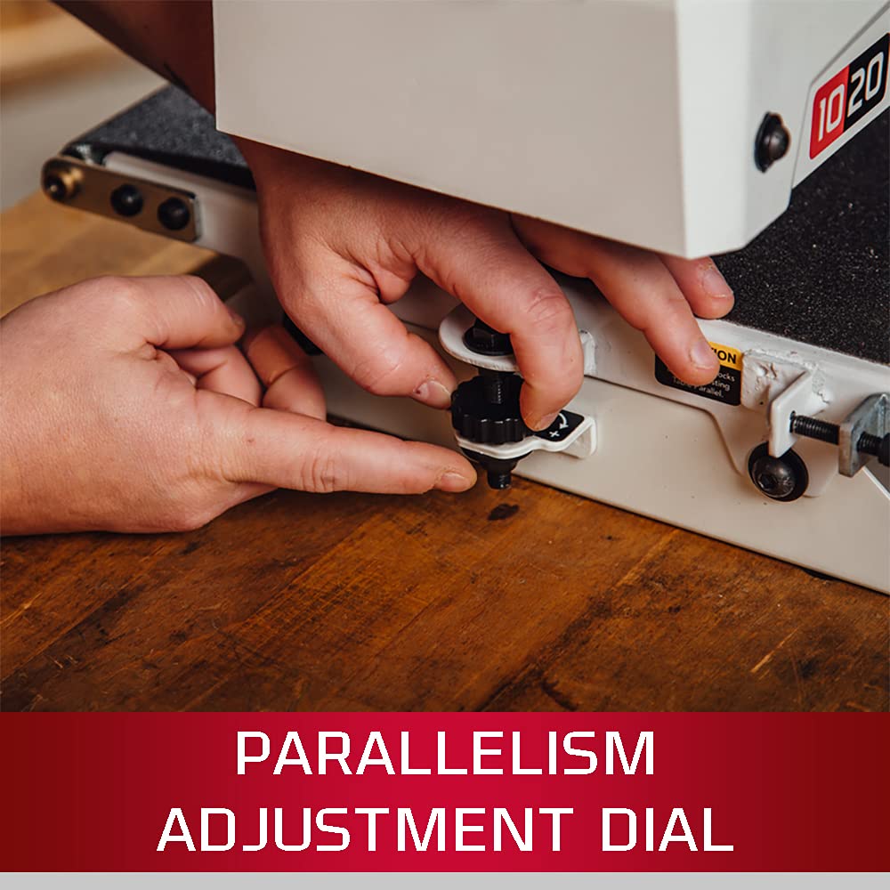 JET 10-Inch Benchtop Drum Sander, 10 FPM, 1 HP, 1Ph 115V (JWDS-1020) Jet