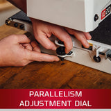 JET 10-Inch Benchtop Drum Sander, 10 FPM, 1 HP, 1Ph 115V (JWDS-1020) Jet