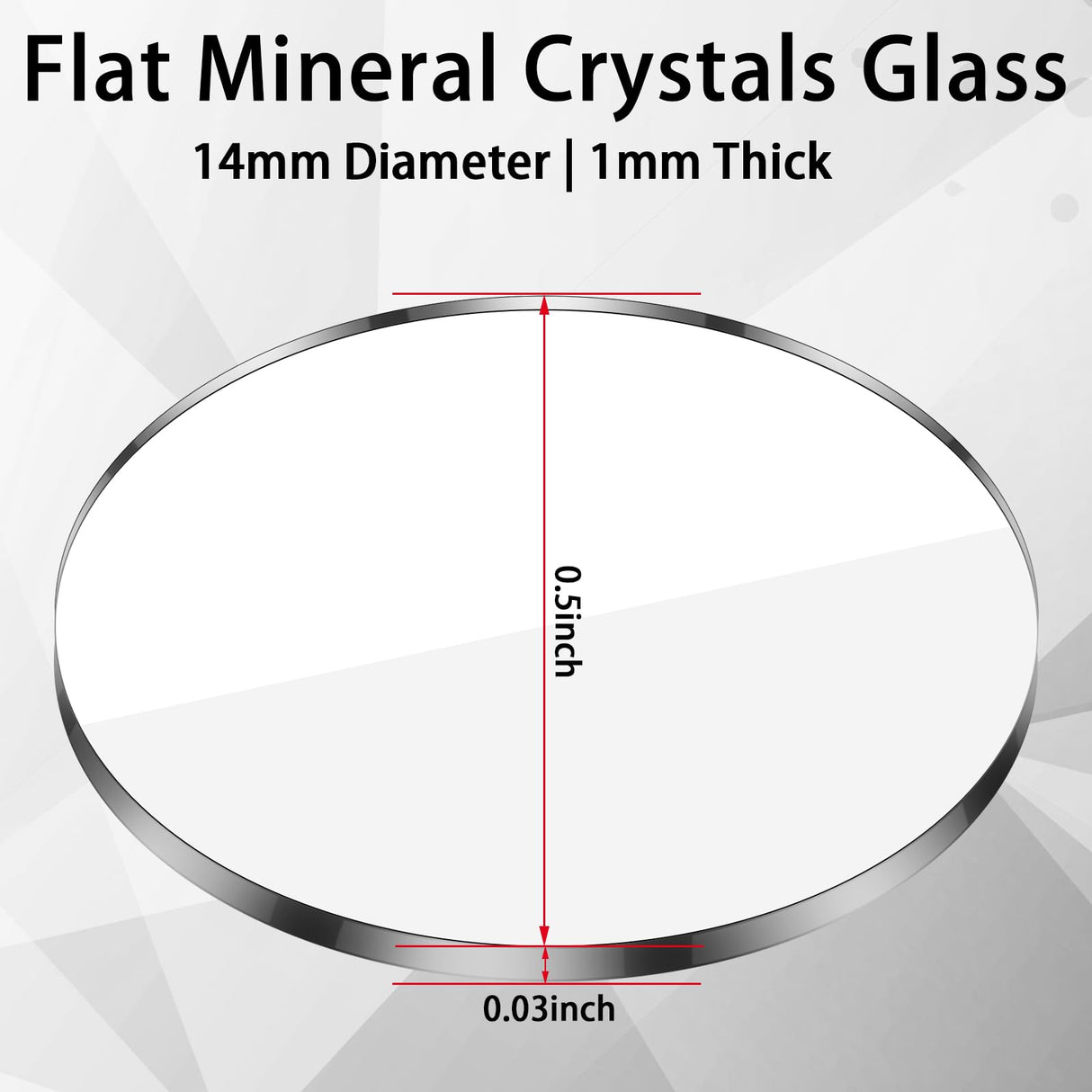 Copkim 10 Pcs 14mm Replacement Laser Lens Laser Protective Lens Lower Protective Lenses for Laser Cleaning Machine Compatible with D1 Pro, M1, P20 Copkim