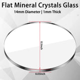 Copkim 10 Pcs 14mm Replacement Laser Lens Laser Protective Lens Lower Protective Lenses for Laser Cleaning Machine Compatible with D1 Pro, M1, P20 Copkim