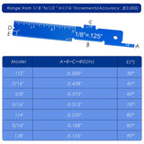 SUNLFPROD Router Table Setup Blocks,7pcs Aluminum Precision Router Table Setup Bar, Height Gauge, Setup Table Saw Angle Router Set Up Bar for SUNLFPROD