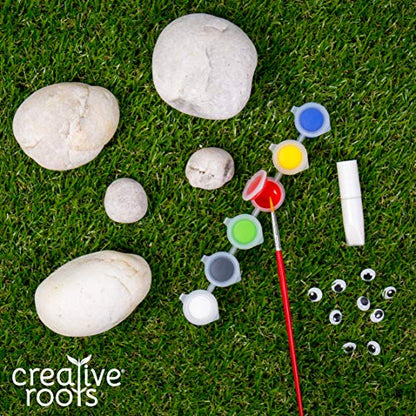 reative Roots Paint Your Own Rock Pets, Pet Rocks for Kids, Craft Kits, Kids Crafts, Crafts for Kids, Kids Craft, Garden Stones, River Stones for