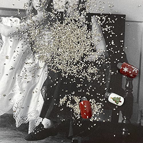 Jmassyang Crushed Glass Irregular Metallic Chips 100g Sprinkles Chunky Glitter for Nail Arts Craft Resin DIY Mobile Phone Case Vase Fillers Jewelry Jmassyang