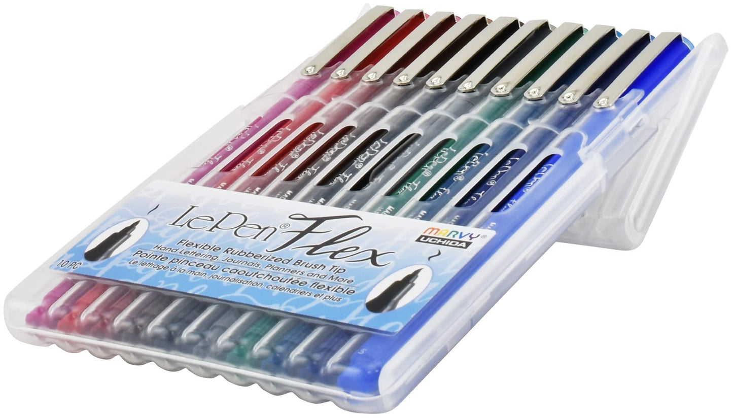 UCHIDA Marvy 0.03mm Point Le Pen Set Art Supplies, Assorted