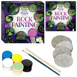 Craft Maker: Glow in The Dark Rock Painting - DIY Box Set for Adults, Neon & Glowing Paint Included, Unique Easy-to-Follow Projects, Arts & Crafts Hinkler