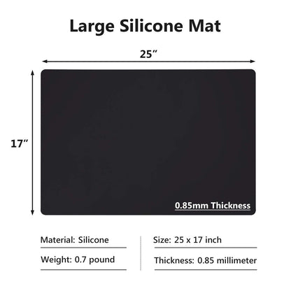 Gartful Silicone Mats for Kitchen Counter, Large Silicone Countertop Protector 25" by 17", Nonskid Heat Resistant Desk Saver Pad, Multipurpose Mat, - WoodArtSupply