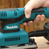 Makita Sheet Finishing Sander, 1/3 In, 1.7 A, Teal (BO3710) Makita