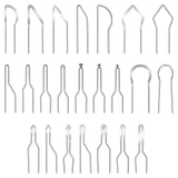 23 Pieces Pyrography Tips Replacement Wood Burning Tips Pyrography Wire Pen Nibs Wood Burning Wire Nibs for High Impedance Pyrography Machine Outus