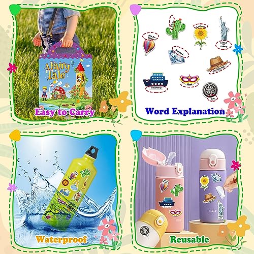 MDCGFOD Reusable Sticker Books for Kids 2-4 111 Pcs Stickers Books for –  WoodArtSupply