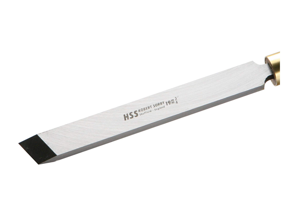 Robert Sorby 810 1-1/4 Inches Rectangular Skew Chisel HSS Unhandled NOT Sov. Compat. Robert Sorby