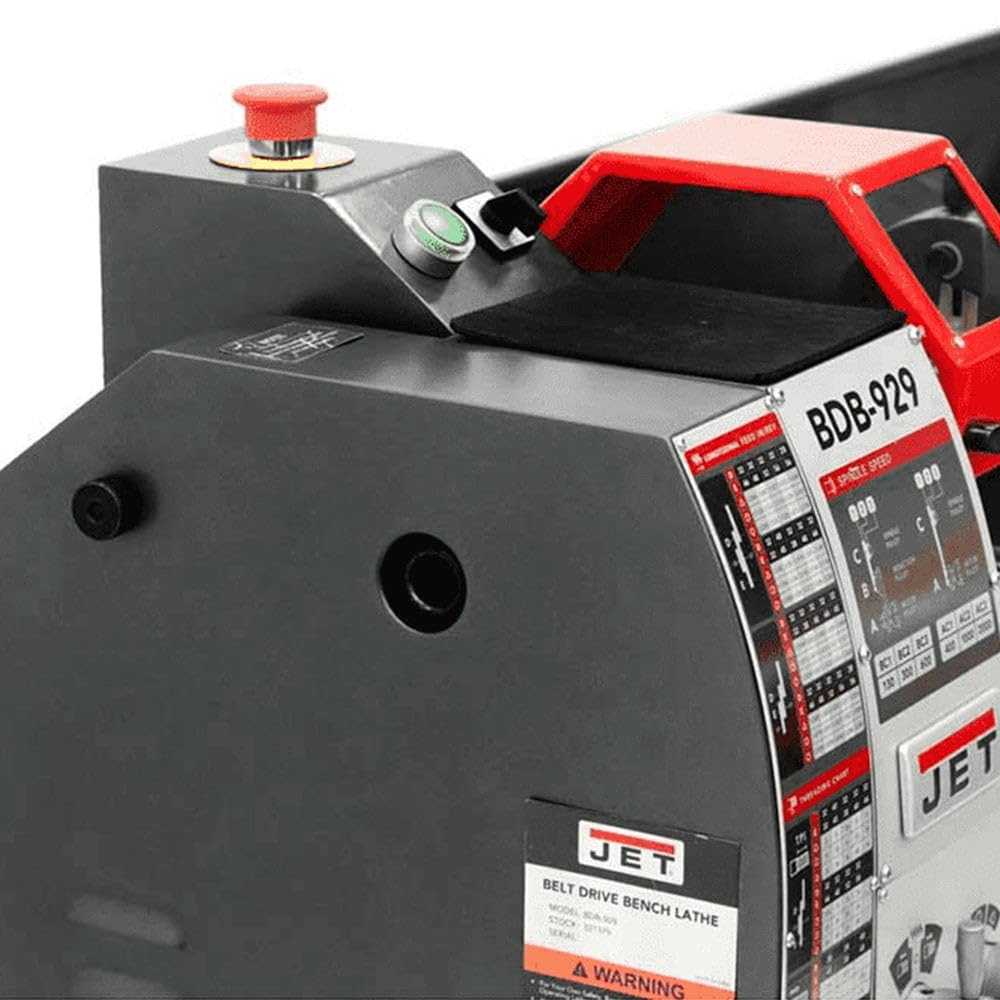 Jet Tools Tools - BDB-929 Belt Drive Bench Lathe 3/4HP, 115V, Single Phase with Stand (321372K) Standard Jet