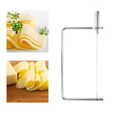Leefasy Cheese Slicer Cutter Accessories Steel Wire Sturdy Butter Slicer Portable Butter Slice Cutter Cheese for Kitchen, 6 inch Leefasy