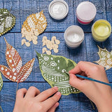 NOLITOY Decor 50pcs 30mm Wooden Shape Cutouts Wood Water Drop Shape Discs Slices Unfinished Wood Pieces Embellishment DIY Crafts Hanging Ornaments NOLITOY