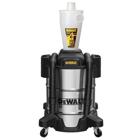 Dewalt Separator with 10 Gal Stainless Steel Tank, 99.5% Efficiency, High-Performance Cycle Powder Filter, Dust Cyclone Collector, DXVCS003, 1 Unit, DEWALT