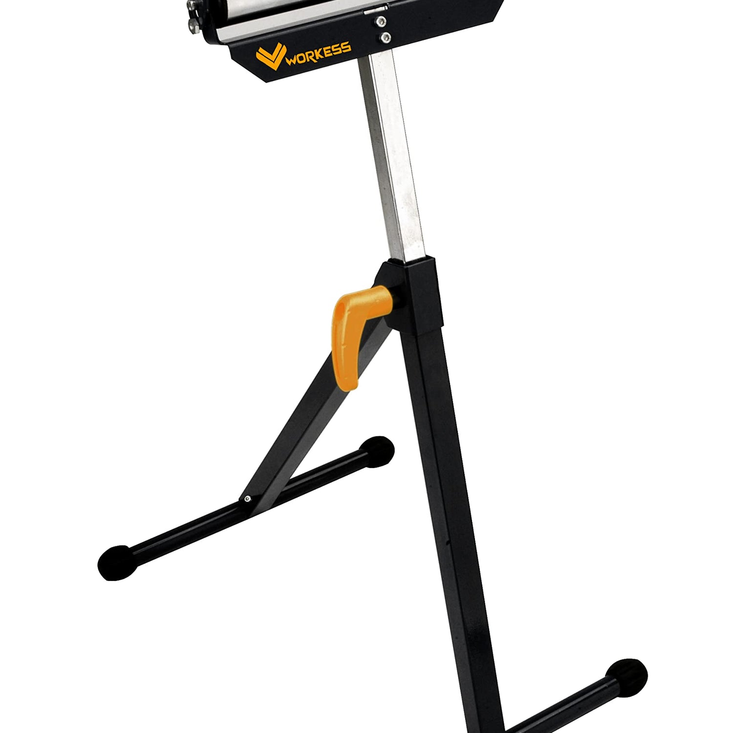 WORKESS 3 in 1 Roller Stand for Woodworking, Stable 132 Lbs Load Capacity Outfeed Roller Stand Adjustable Height 27”- 43”, Folds Easily for Portable WORKESS