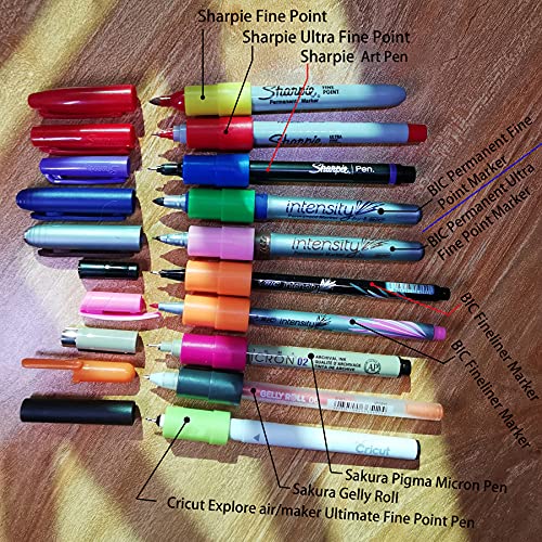 SPPQ 20 Packs Pen Adapter Holder Set Compatible with Cricut (Explore Air/Air 2/Air 3 and Maker/Maker 3), SPPQ