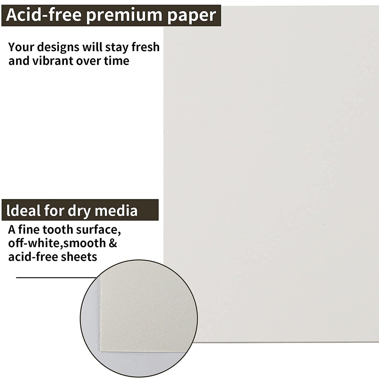 9 x 12 inches Sketch Book, Top Spiral Bound Sketch Pad, 1 Pack 100-Sheets (68lb/100gsm), Acid Free Art Sketchbook Artistic Drawing Painting Writing Fuxi