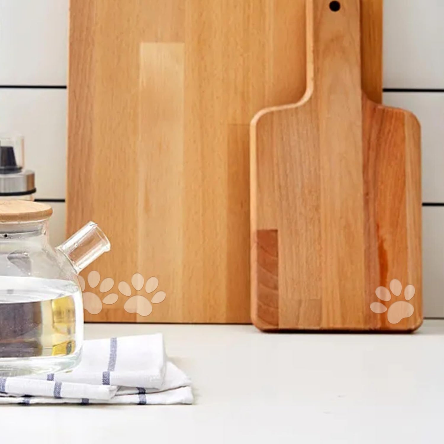 WOOPSOO 4 Pcs Dog Paw Router Templates Charcuterie Board Clear Cutting Router Acrylic Charcuterie Board Handle Large Tracing Stencils Guide Tools for WOOPSOO