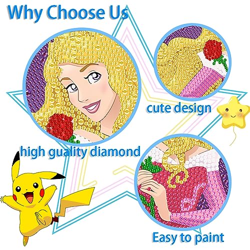Diamond Painting Kits For Kids - 4 Pack Diamond Art For Kids