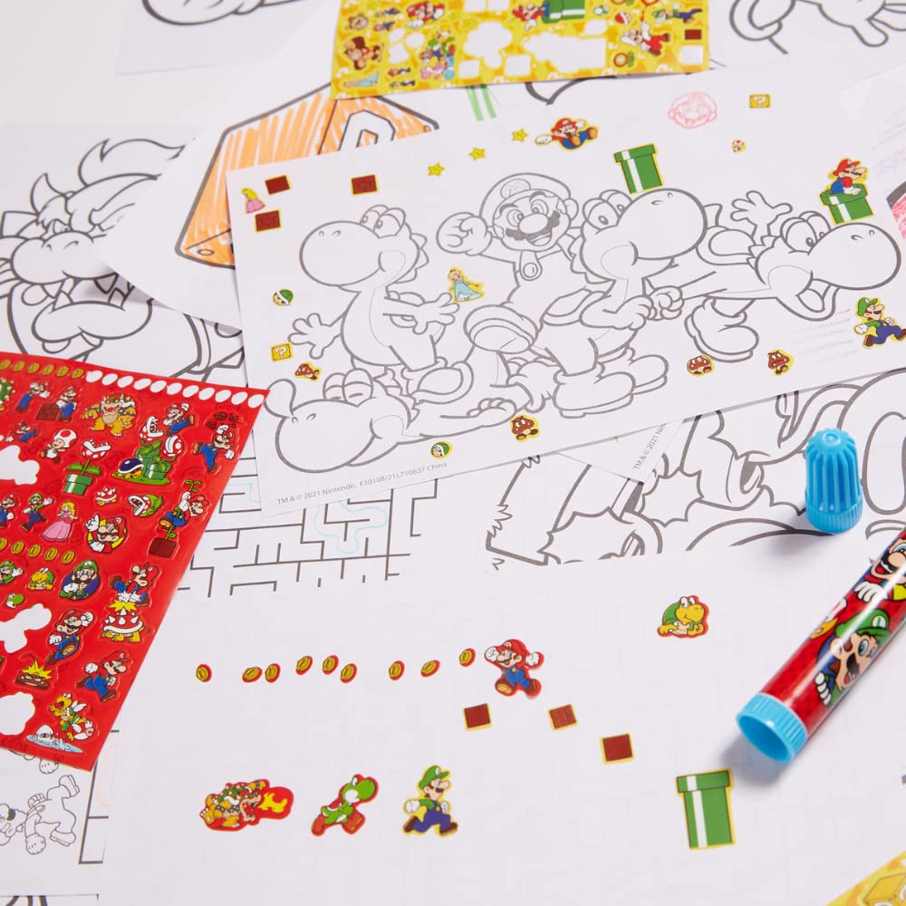 Innovative Designs Mario Brothers Super Mario Deluxe Activity Set with ...