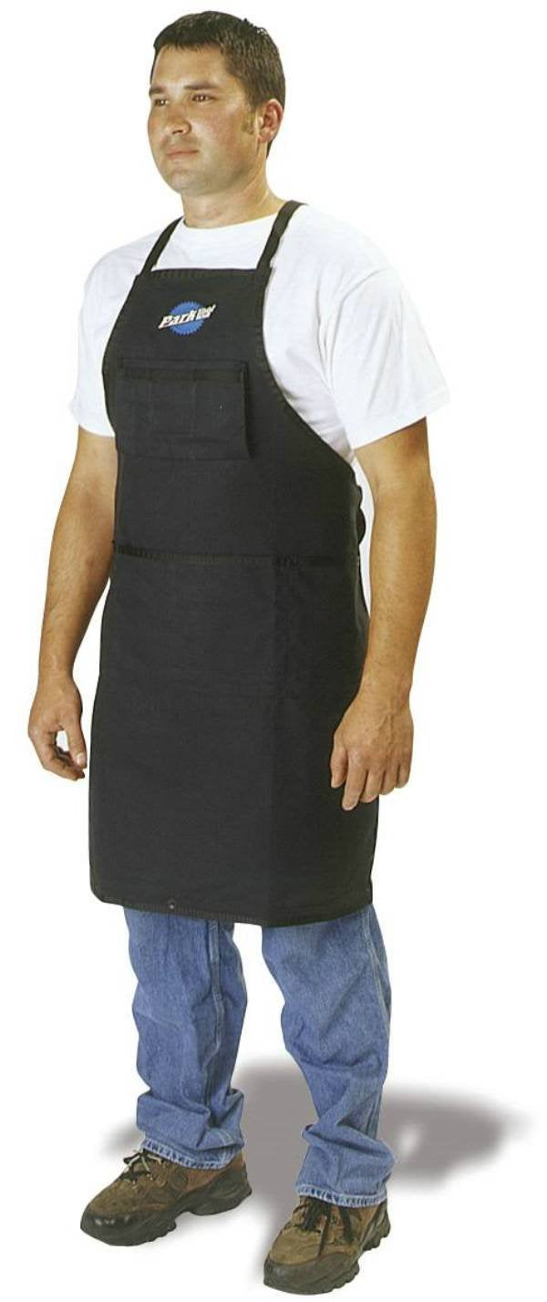 Park Tool SA-3 Deluxe Shop Apron with Header, Black Park Tool