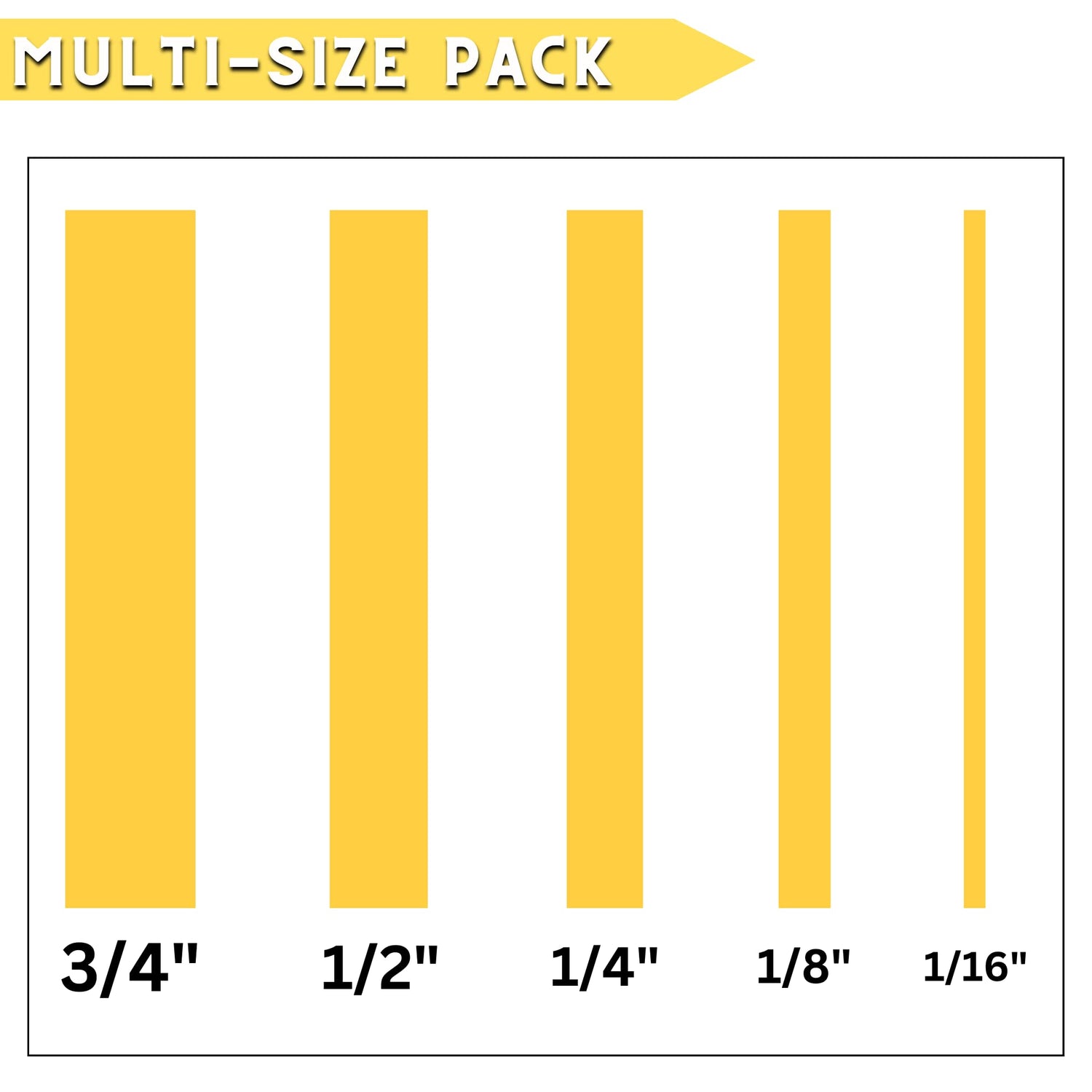 DOAY 5 Rolls Pinstripe Tape - Masking Tape 1/16", 1/8", 1/4", 1/2", 3/4" - Thin Painters Masking Automotive Tape for DIY, Car, Auto, Paint, Art, DOAY