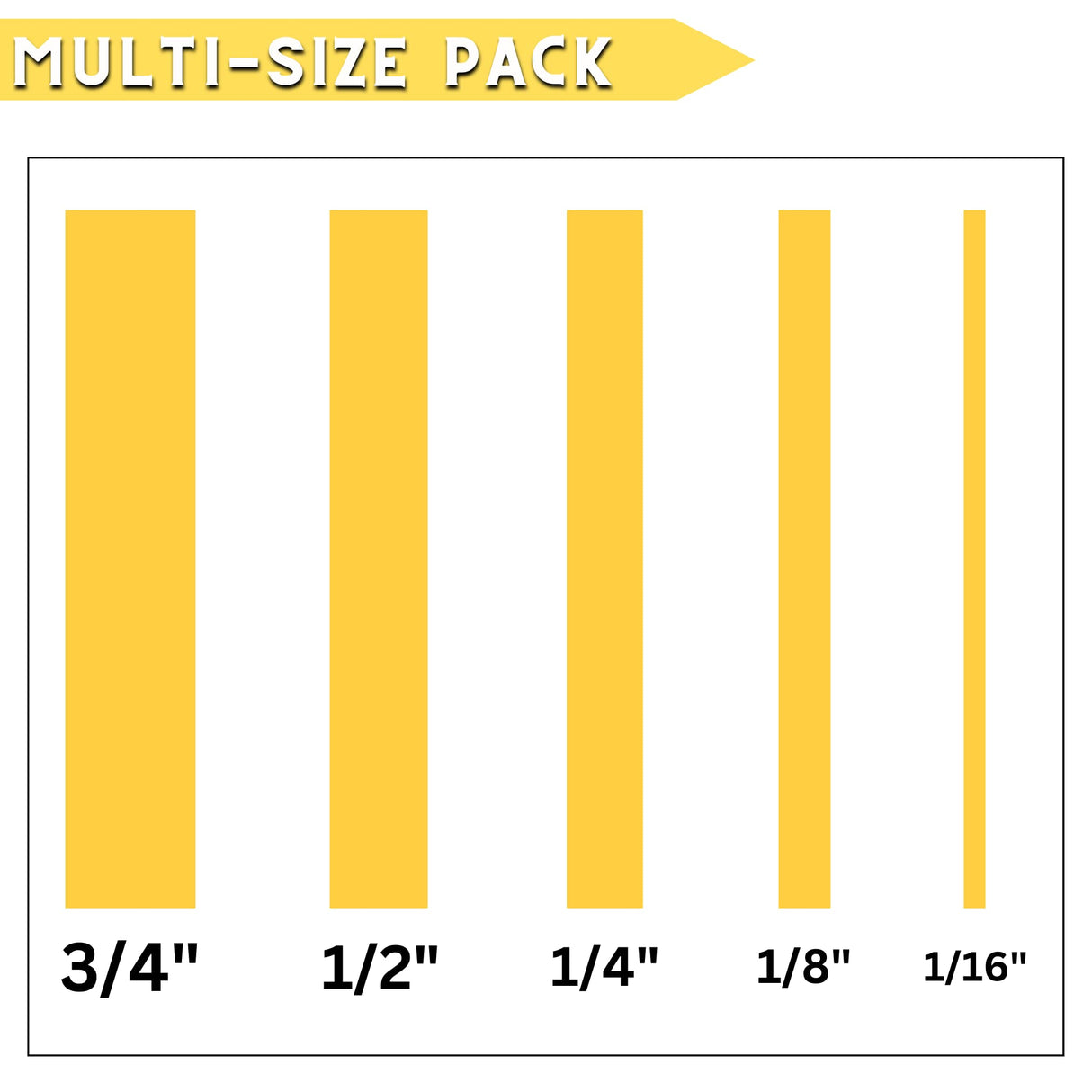 DOAY 5 Rolls Pinstripe Tape - Masking Tape 1/16", 1/8", 1/4", 1/2", 3/4" - Thin Painters Masking Automotive Tape for DIY, Car, Auto, Paint, Art, DOAY