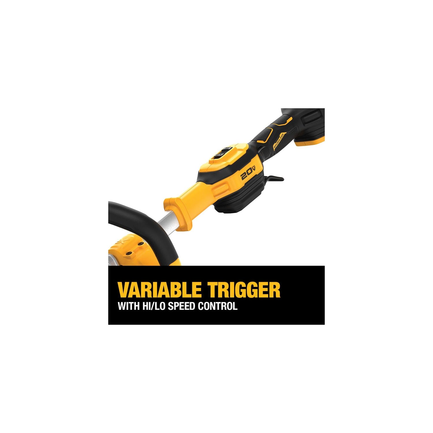 DEWALT 20V MAX* String Trimmer, Battery Powered, 14-Inch, Tool Only (DCST922B) DEWALT