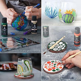 ARTEZA Wine Glass Coaster Painting Experience Box, DIY Craft Kit for Group Activities, Parties, Home Decor Projects, Art Set, Craft Supplies for ARTEZA