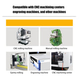 End Mill Sets,10Pcs Titanium Coat End Mill,1/8" Shank 0.8-3mm Micro End Mill Engraving Bits CNC Router Bits for Dremel Rotary Tools HOZLY