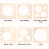 Auihiay 14 Holes Wood Balloon Sizer Box, Collapsible Balloon Measurement Tool with Instructions and Balloon Glue Points, for Balloon Columns, Balloon Auihiay