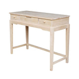 IC International Concepts Vanity Table, Unfinished IC International Concepts