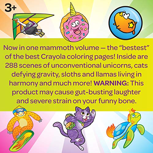 Crayola Epic Book of Awesome, All-in-One Coloring Book Set, 288 Pages, Kids Indoor Activities, Gift Crayola