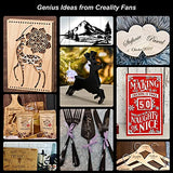 ENOMAKER Creality Laser Engraver Module Kit 10W 455nm for Metal,Wood,Leather,Acrylic,Plastic etc, Compatible Ender 3 Pro V2/NEO/MAX/S1/S1 Pro, CR-10 ENOMAKER