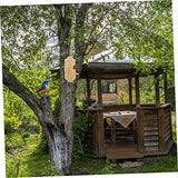 SUPVOX Hummingbird House Small Unfinished Birdhouses Bird Breeder Honeycomb Hut Wood Bird House Outdoor Bird Aviary Decorative Bird Houses Outdoor SUPVOX